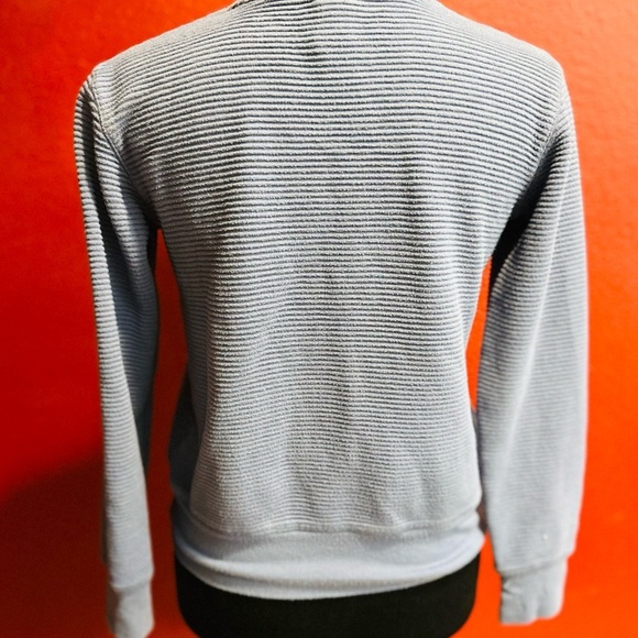 Athleta Girls Blue Crew Neck Sweater Size L - Picture 10 of 11
